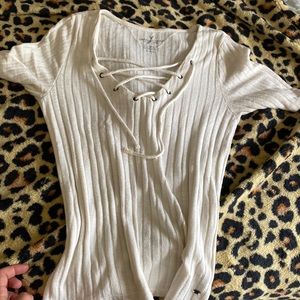 Beige AEO top